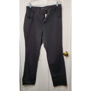 Lee Women’s Plus Straight Leg Pants – Size 16W Medium – Effortless Wash & Wear